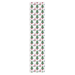 Festive Santa Christmas Table Runner Korte Tafelloper