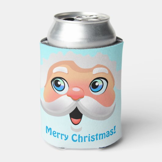 Festive Santa Claus Blikjeskoeler (Blikje Voorkant)