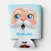 Festive Santa Claus Blikjeskoeler (Achterkant)