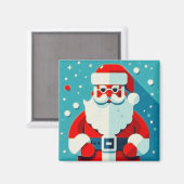 Festive Santa Claus Magneet (Voorkant / Achterkant)