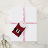 Festive Santa Claus Red Suit Jacket and Belt Cadeaulabel (Met Touw)