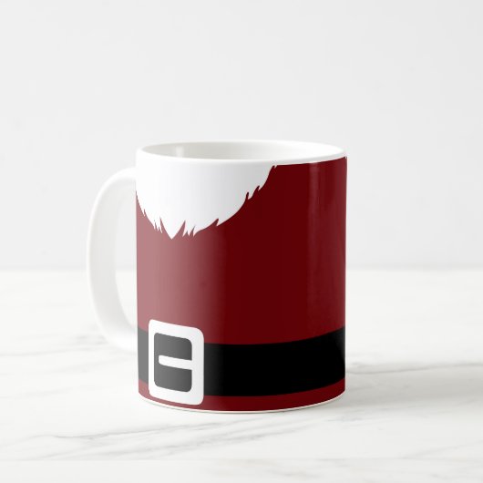 Festive Santa Claus Red Suit Jacket and Belt Koffiemok