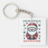 Festive Santa Claus Sleutelhanger (voorkant)