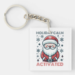 Festive Santa Claus Sleutelhanger