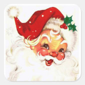 Festive Santa Claus Sticker (Voorkant)