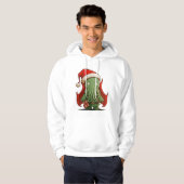 Festive Santa Cthulhu Hoodie (Voorkant volledig)