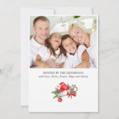 Festive Santa Hat Merry kerst Little Party IV Kaart (Achterkant)