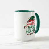 Festive Santa Helper Christmas Combo Mug Mok (Voorkant rechts)