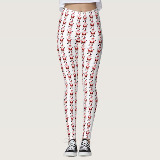 Festive Santa leggings (Voorkant)