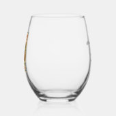 Festive Santa Mahj Wine Glass Wijnglas Zonder Voet (Links)