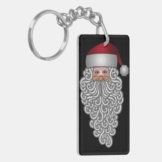Festive Santa Sleutelhanger (Voorkant Links)