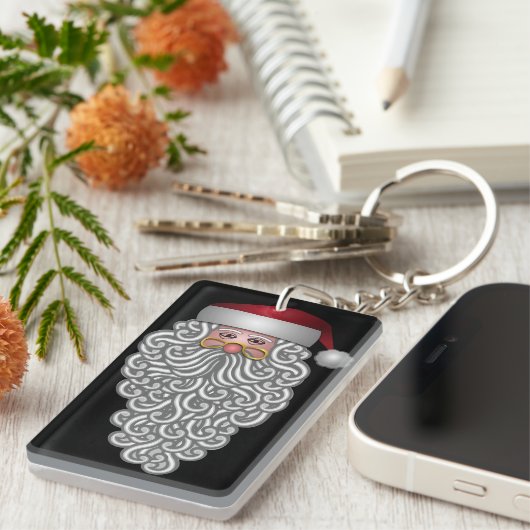 Festive Santa Sleutelhanger (Voorkant Rechts)