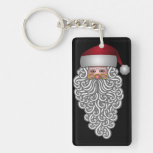 Festive Santa Sleutelhanger