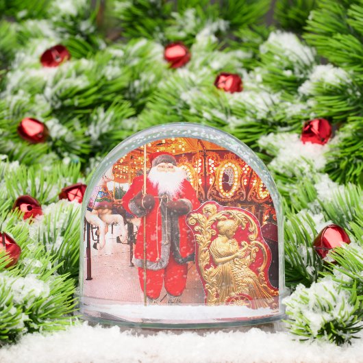 Festive Santa Sneeuwbol (Kerstmis)