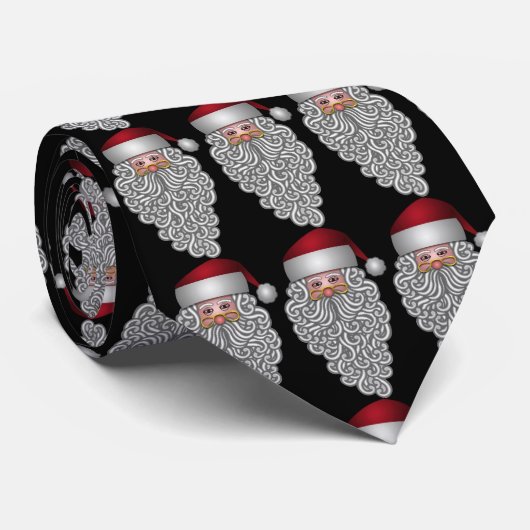 Festive Santa Stropdas (Opgerold)