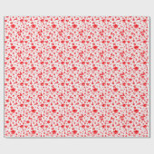 Festive Scandinavian Folk Style Reindeer Cadeaupapier (Vlak)