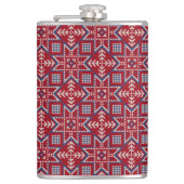 Festive Scandinavian Sweater Pattern Heupfles (Voorkant)