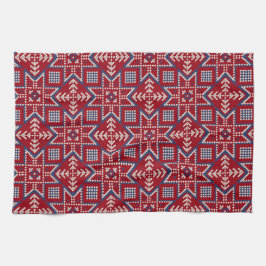 Festive Scandinavian Sweater Pattern Theedoek