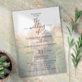 Festive Script Overlay Photo Weddenschap Kaart