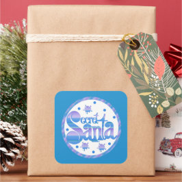 Festive Secret Santa Holisay sticker