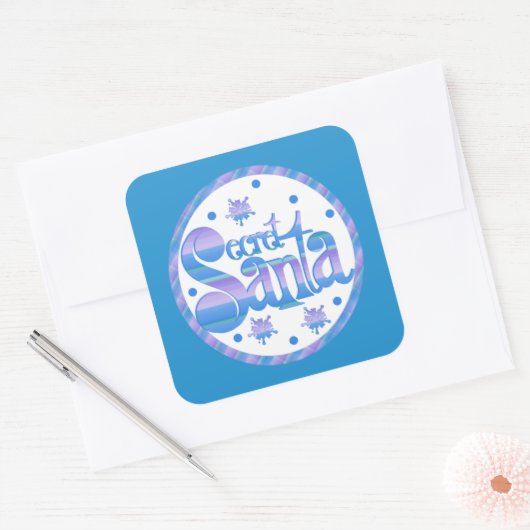 Festive Secret Santa Holisay sticker (Envelop)