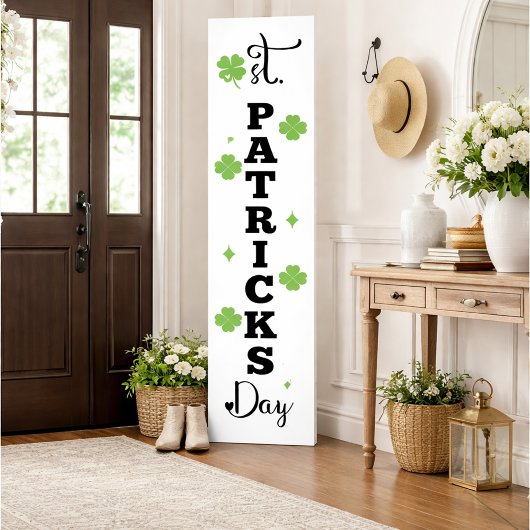 Festive Shamrock St. Patricks Day Décor Poster