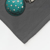 Festive Shih Tzu With Santa Hat Snowy Winter Chris Fleece Deken (Hoek)