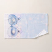 Festive Silver-kerstballen op sneeuw Bad Handdoek (Handdoek)