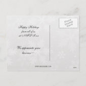 Festive Silvivy Holiday Corporate Briefkaart (Achterkant)