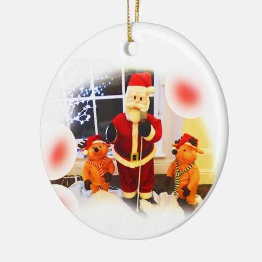 Festive-sinterklaas Keramisch Ornament (Links)