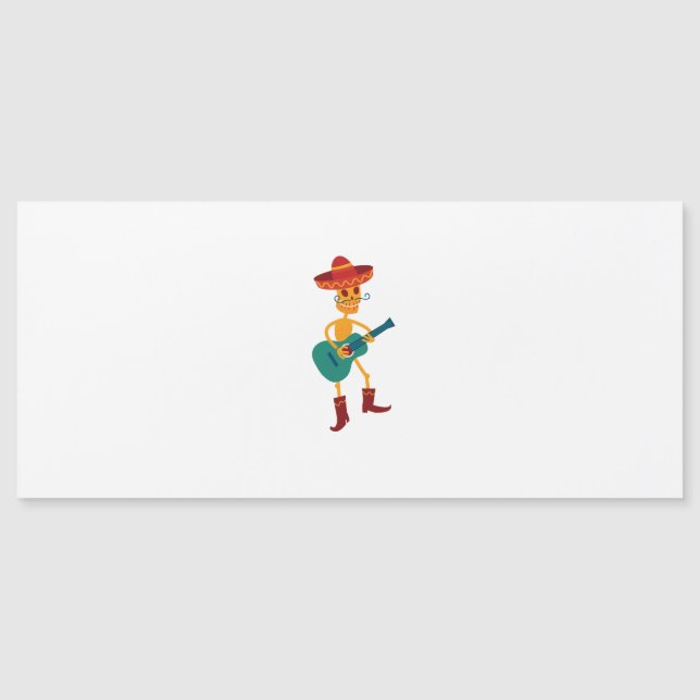 Festive Skeleton Guitar Player (Voorkant)