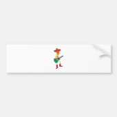 Festive Skeleton Guitar Player Bumpersticker (Voorkant)