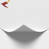 Festive Skeleton Guitar Player Cadeaupapier (Hoek)