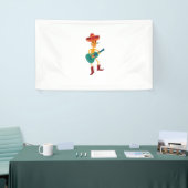 Festive Skeleton Guitar Player Spandoek (Beurs)