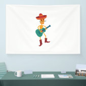 Festive Skeleton Guitar Player Spandoek (Beurs)