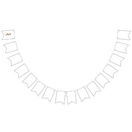 Festive Skeleton Guitar Player Vlaggetjes