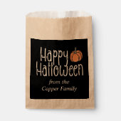 Festive Skull Halloween gepersonaliseerd Bedankzakje (Voorkant)