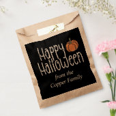 Festive Skull Halloween gepersonaliseerd Bedankzakje (Gezegeld)