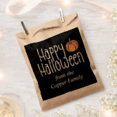 Festive Skull Halloween gepersonaliseerd Bedankzakje (Geknipt)