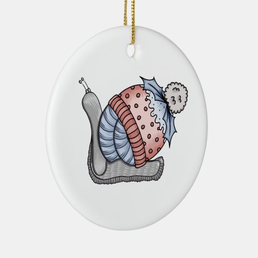 Festive snail  keramisch ornament (Rechts)