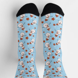 Festive Snowman Christmas Socks Sokken