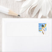 Festive 'Snowman' Return Address Labels (Insitu)