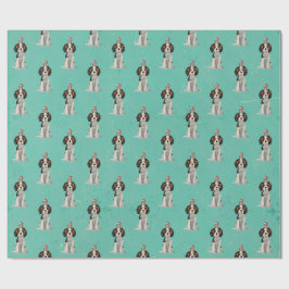 FESTIVE SPANIEL- EN OWL-opvulpapier Cadeaupapier