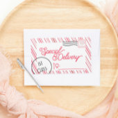 Festive Special Delivery kerstcadeau Rechthoekige Sticker