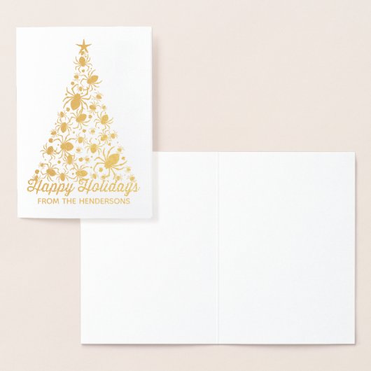 Festive Spider Holiday Tree Folie Kaarten (Display)