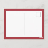 Festive Sprigs & Gold Rip | Kerstafoto Merry Briefkaart (Achterkant)