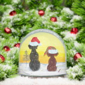 Festive springador sneeuwbol (Kerstmis)