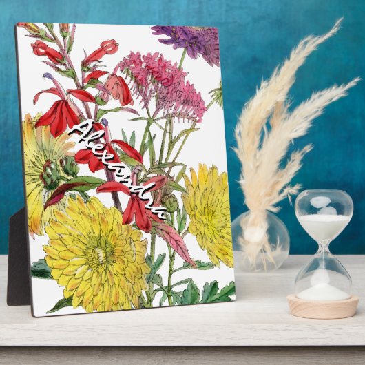 Festive Sring Floral Gifts Fotoplaat (Zijkant)