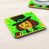 Festive St. Patrick's Day Bestel nu Bier Onderzetter (Linkerzijde)