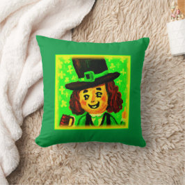 Festive St. Patrick's Day Bestel nu Kussen